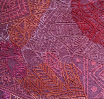 Hand knotted wool & silk